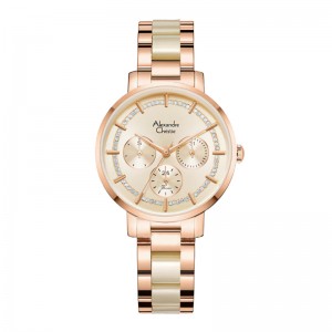 Alexandre Christie AC 2A56 Rosegold Grey Acrylic BFBRGRGGR